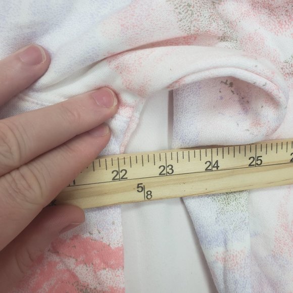 Style & Co Pink Camo Sweatshirt Petite Large *Flawed* (AP) - Picture 7 of 9